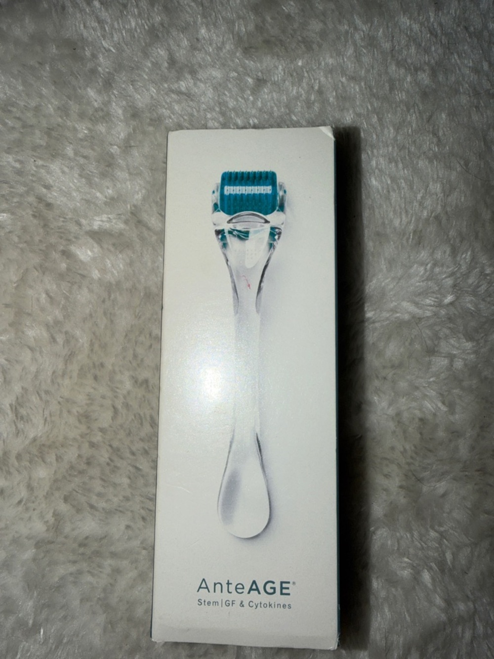 AnteAGE Microneedling Derma Roller - Teal Accent